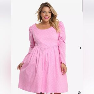 Disney Pink Long Sleeve Dress